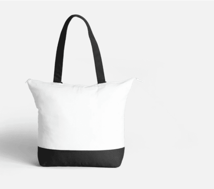 SAC FOURRE-TOUT ZIPPE en coton PICTURA AND CO 